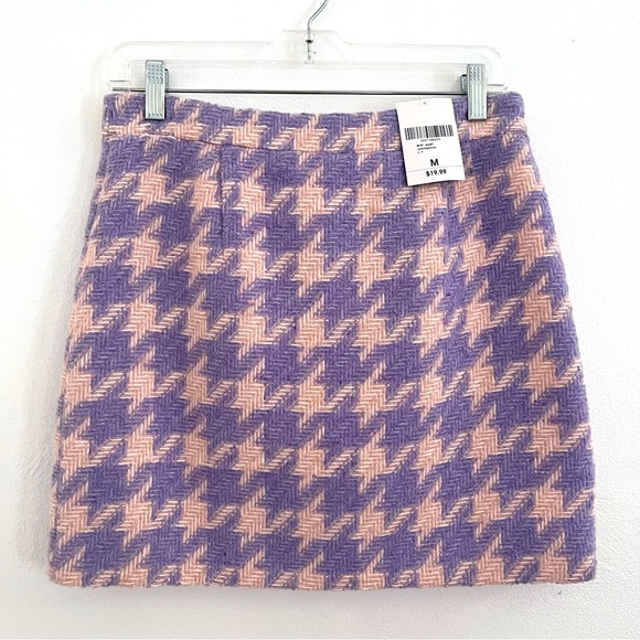 Forever 21 Tweed Skirt Purple and Pink Size Medium - Picture 1 of 12
